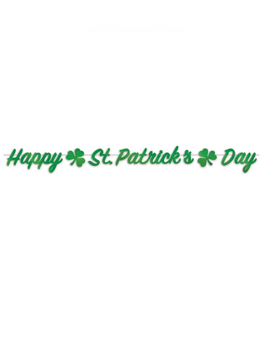 Prednji pogled na girlandu Happy St Patrick's Day