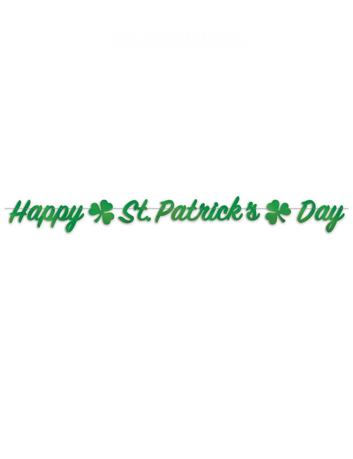 Prednji pogled na girlandu Happy St Patrick's Day