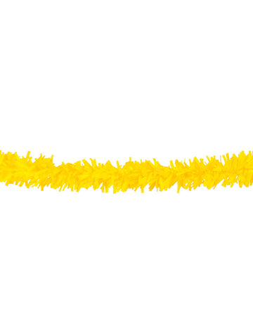 Žuta PVC girlanda 10 metara 