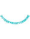 Guirlande Joyeux Anniversaire bleue
