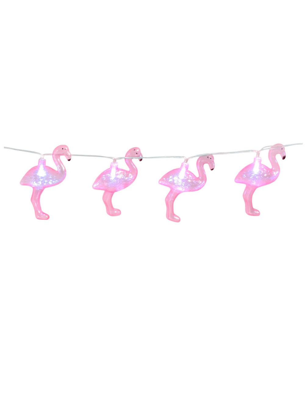 Svjetlosna girlanda ružičastih flamingosa roza i sjajna