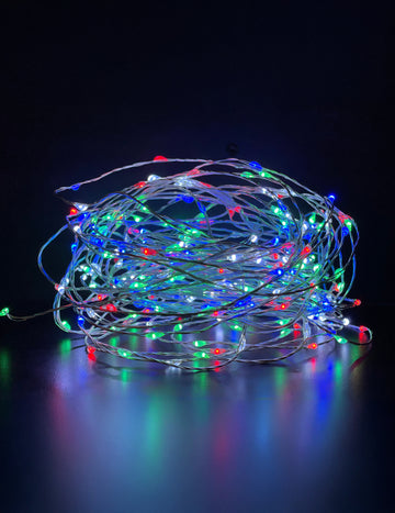 Višebojni svjetleći vijenac 9 m 180 LED 