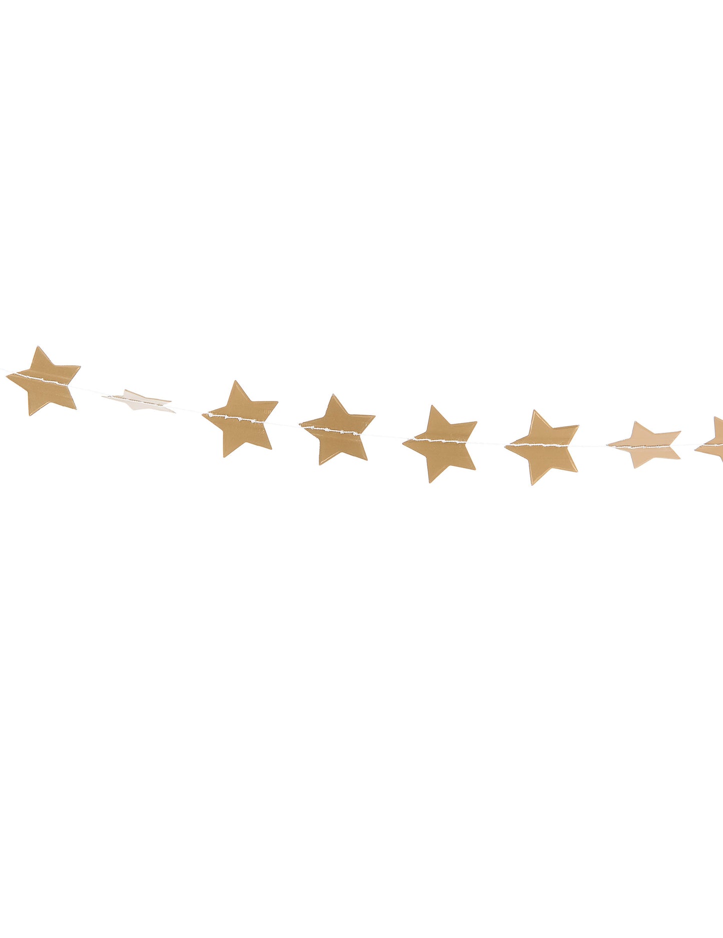 Mini Glitter Zlatne zvijezde Garland 2,5 m