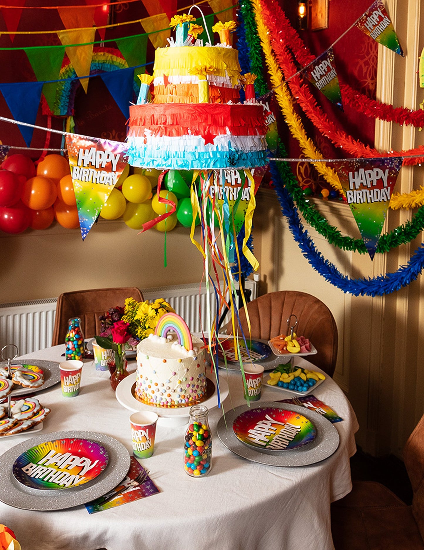 Narančasti PVC vijenac 10 metara 