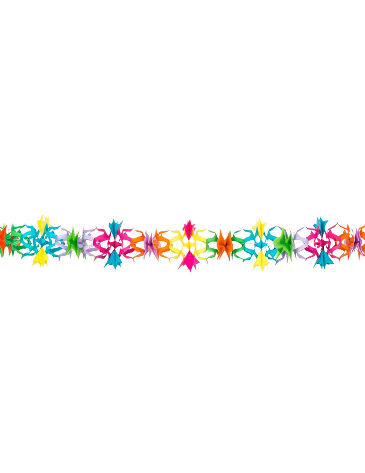 Papirnati vijenac s uzorkom cvijeća višebojno