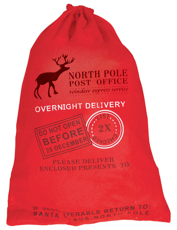 Crvena vreća Djeda Mraza 65 x 45 cm