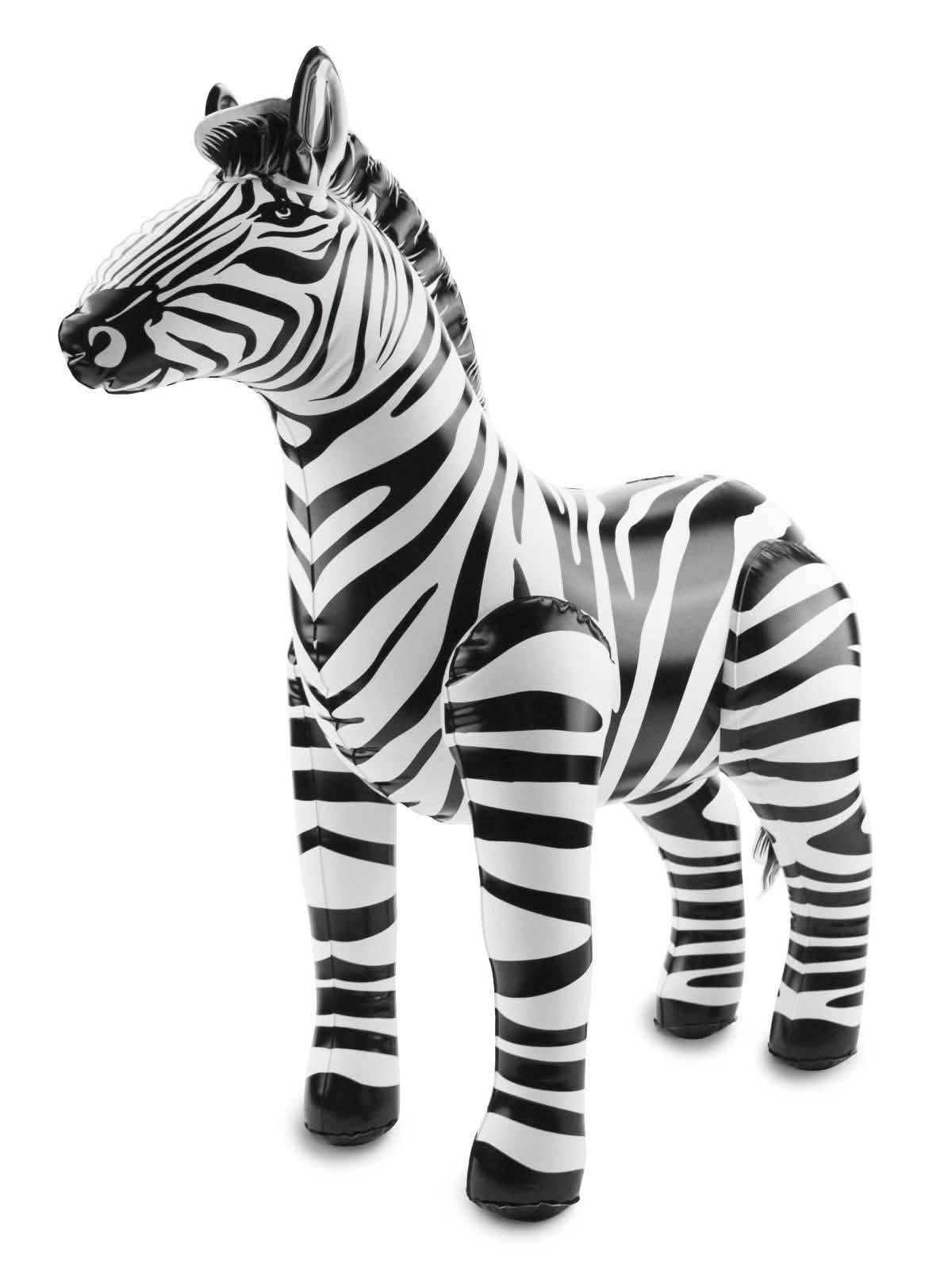 Napuhiva zebra za safari za zabavu crno i bijelo