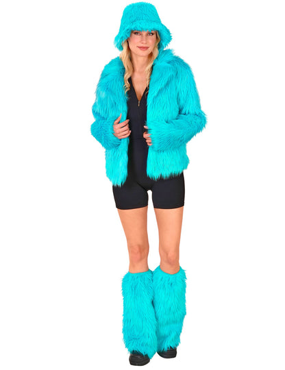 Odrasle plave krznene gamaše