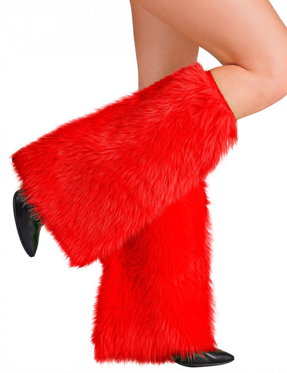 Odrasle crvene krznene gamaše