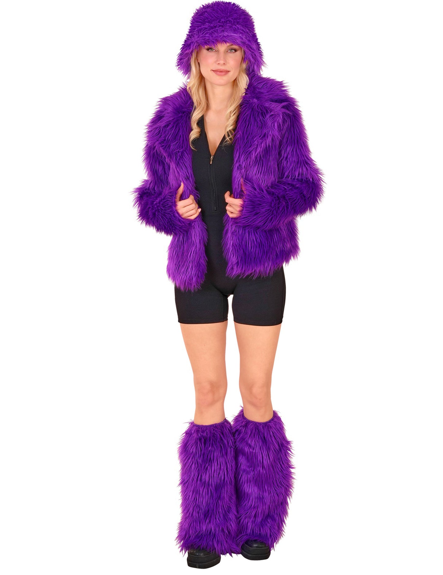 Odrasle ljubičaste krznene gamaše