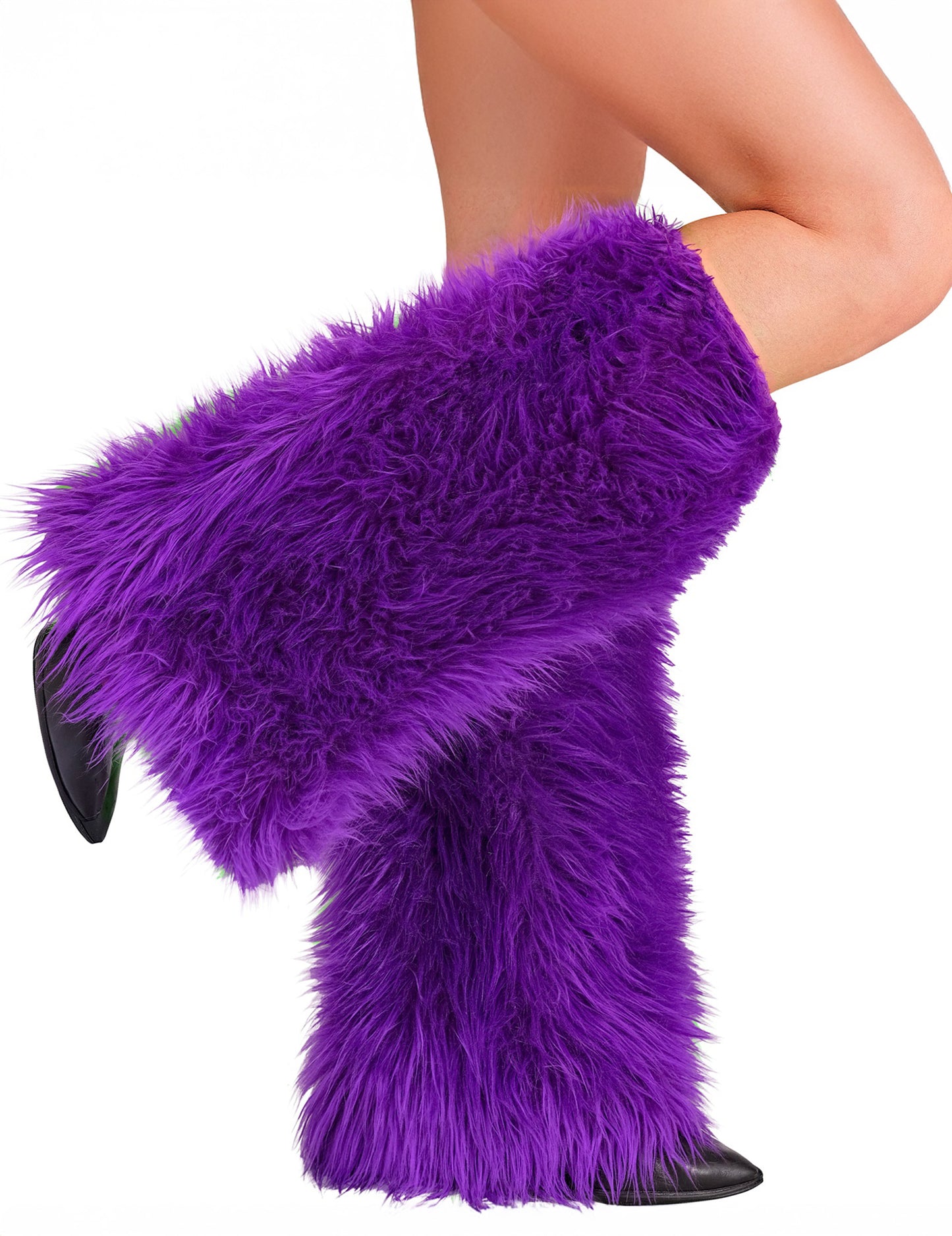 Odrasle ljubičaste krznene gamaše