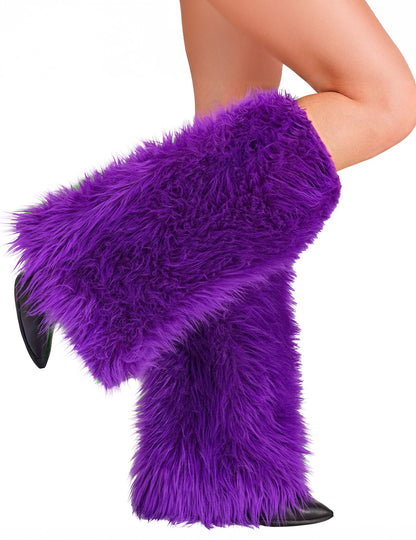 Odrasle ljubičaste krznene gamaše