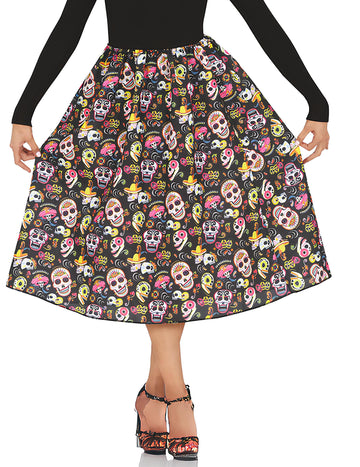 Dia de los muertos suknja odrasla osoba