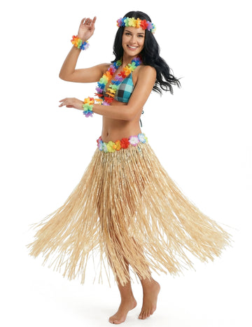 Prirodna duga havajska suknja