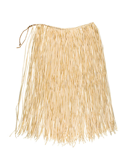 Duga prirodna havajska suknja raphia odrasla osoba