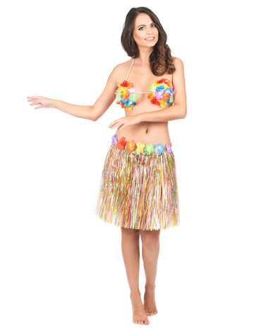 Odrasla višebojna havajska suknja