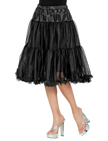 Crni til -petticoat 65 cm