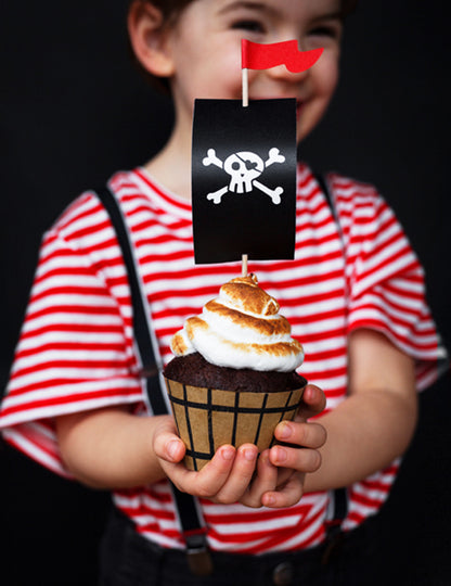 Cupcake Kit Pirate Festival 4,8 x 7,6 x 4,6 cm - 20 cm