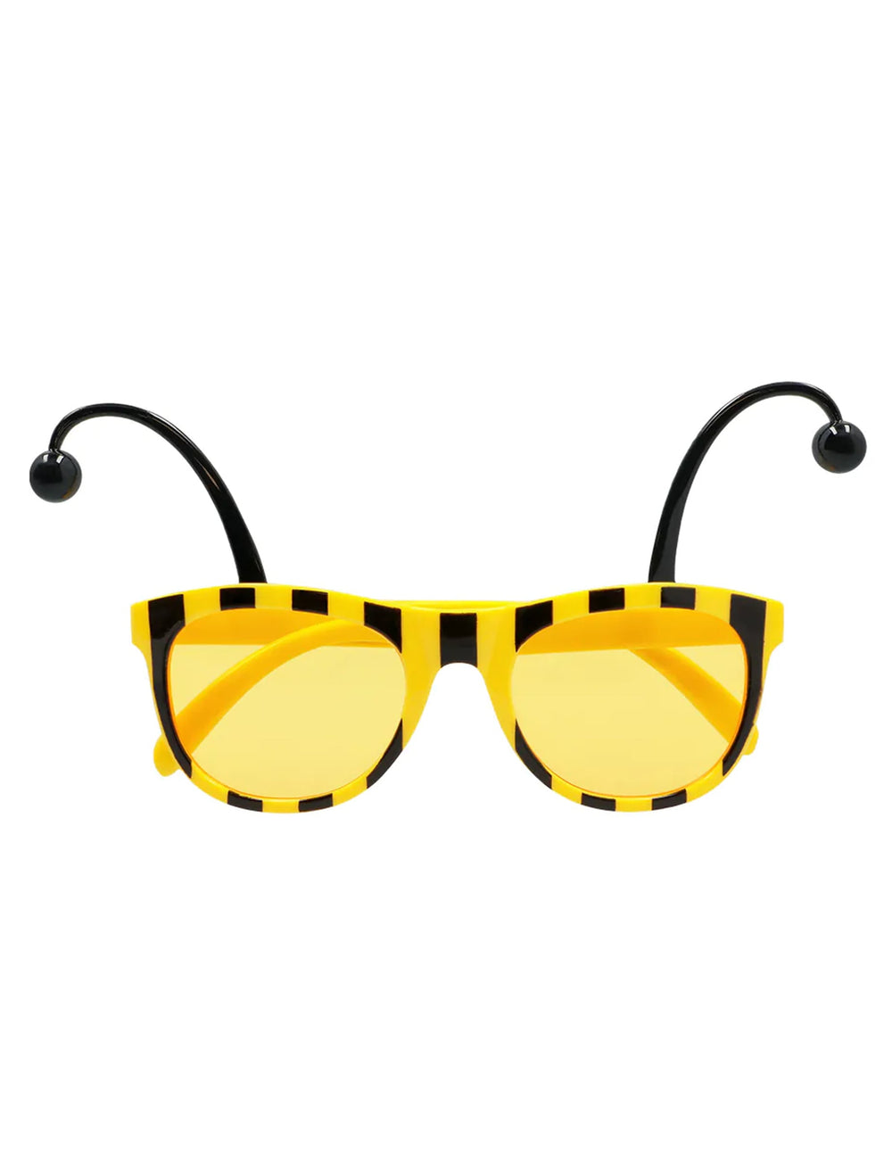 Détail des lunettes avec antennes du kit accessoires abeille pour adulte