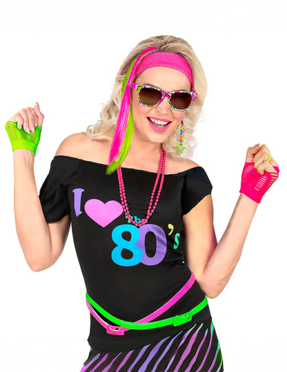 80 -ih fluo pribor kit djevojka