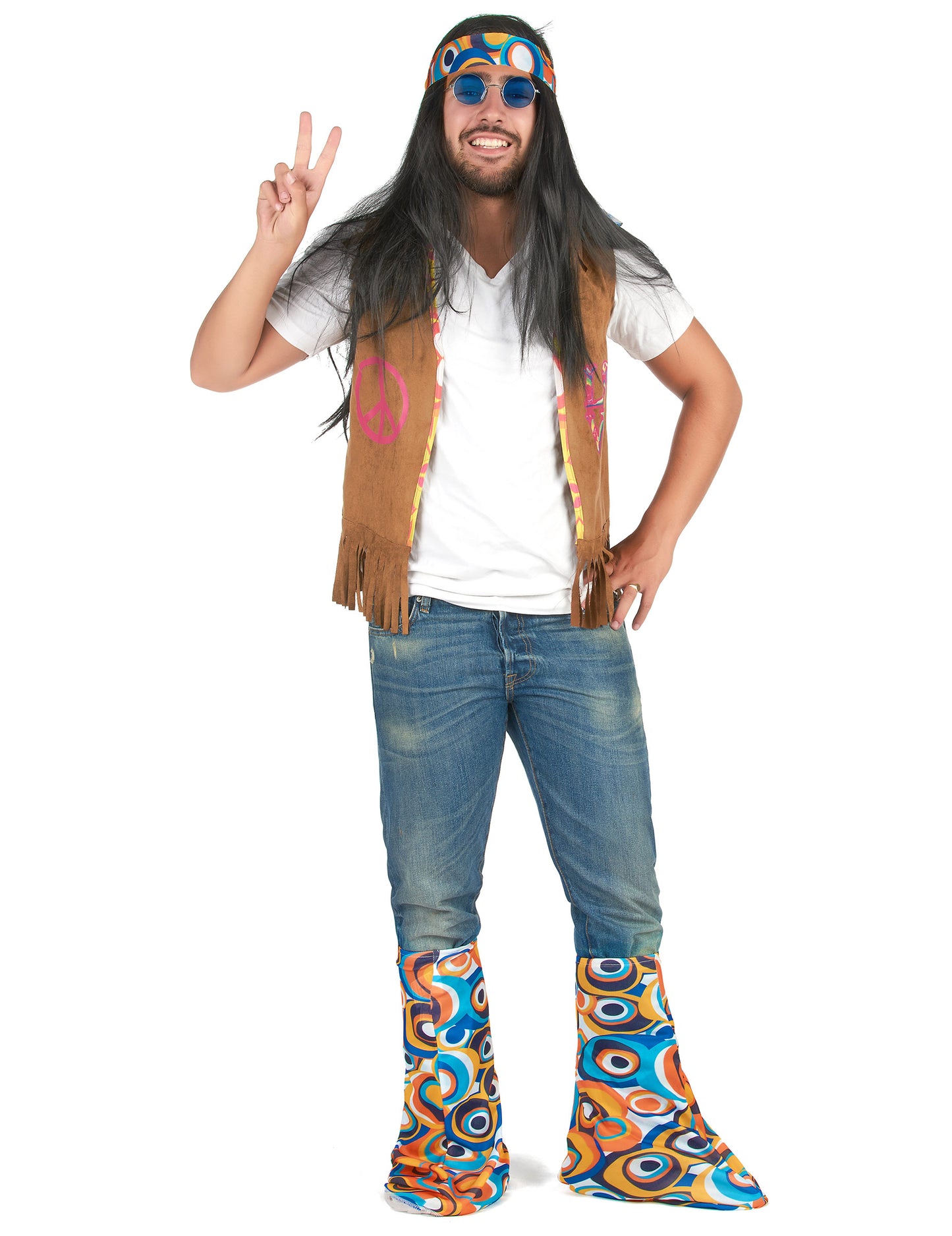 Retro komplet za hipi za odrasle