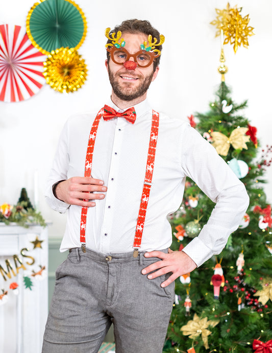 Mise en situation du kit accessoires renne de Noël