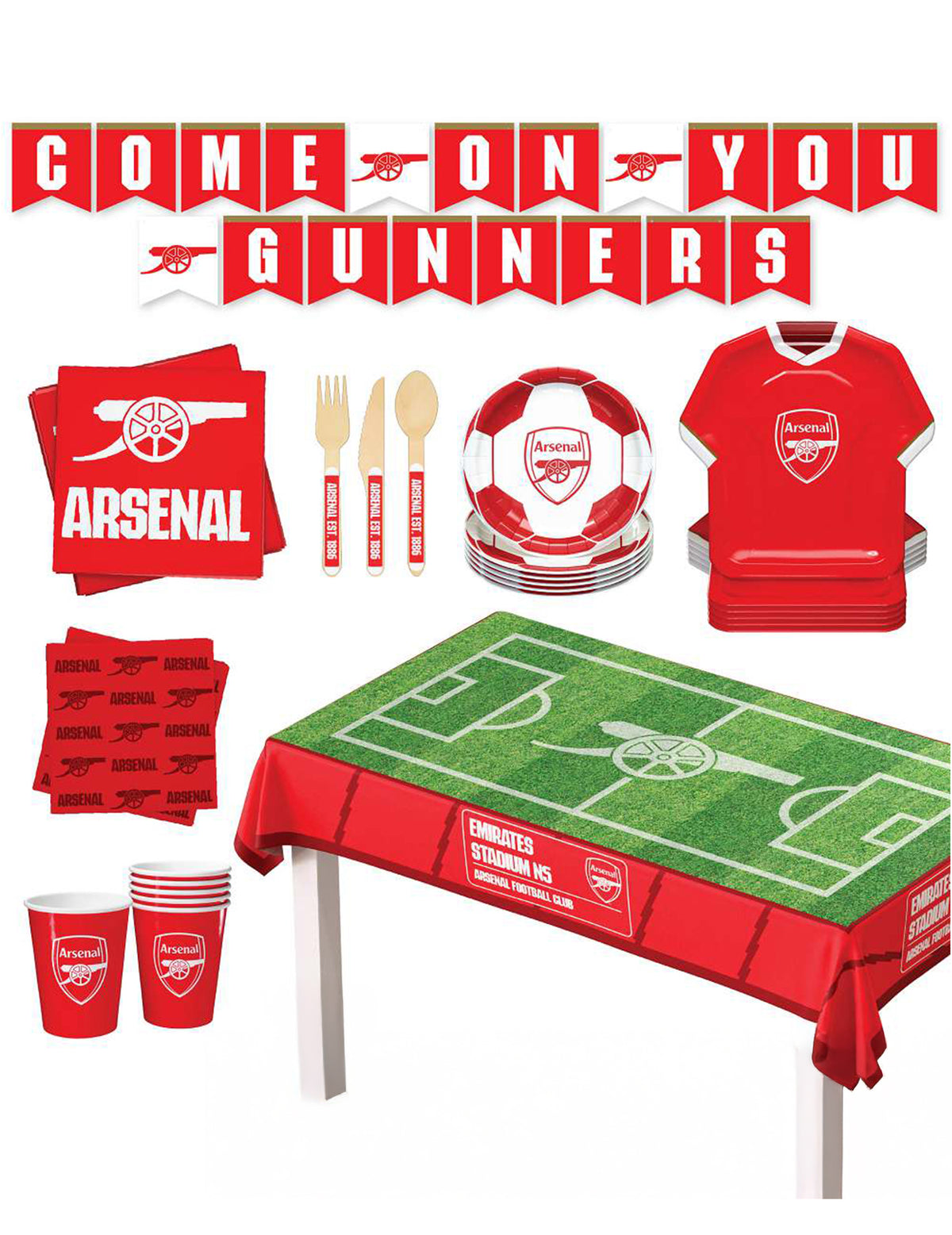 Rođendanski set Arsenal Football Club 44 dijela