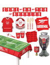 Kit anniversaire Arsenal Football Club 75 pièces