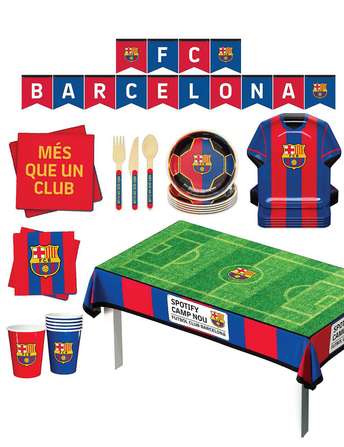 Rođendanski set FC Barcelona 44 dijela
