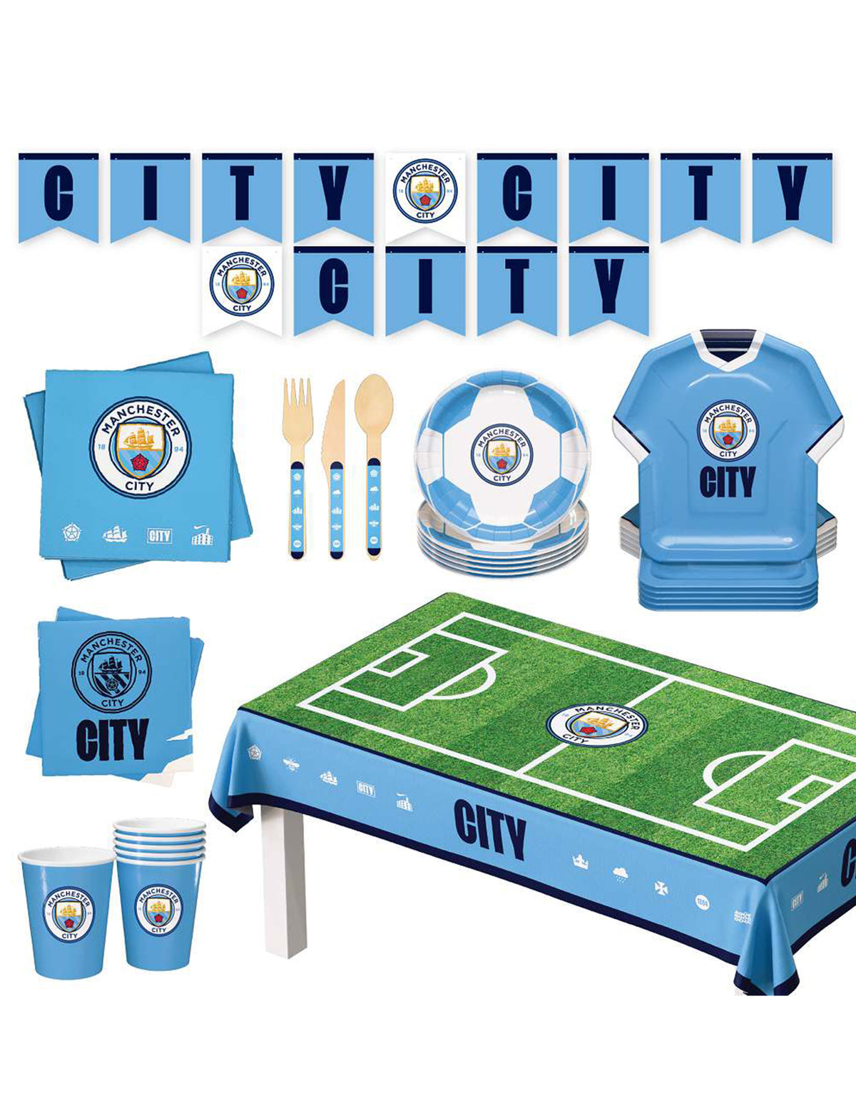 Rođendanski set Manchester City Football Club 44 dijela