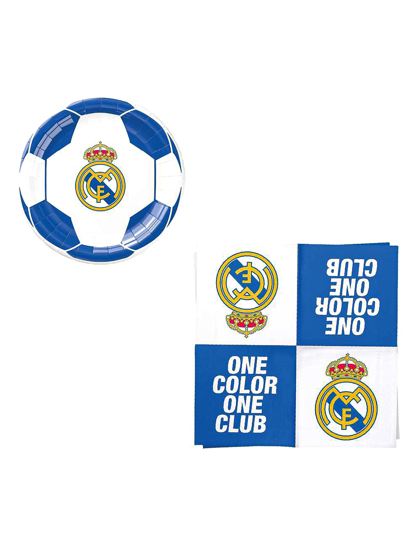 Kit anniversaire Real Madrid CF 44 pièces