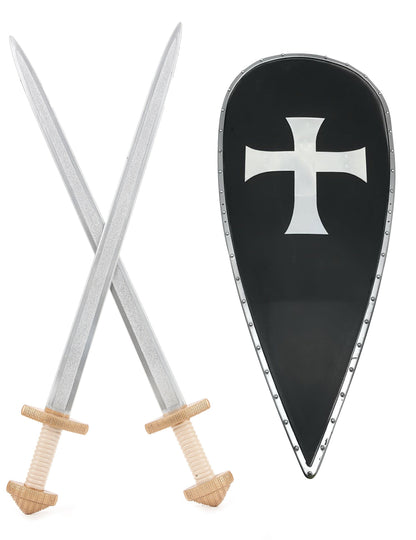 Shield komplet i 2 vitezova vitezova djeca