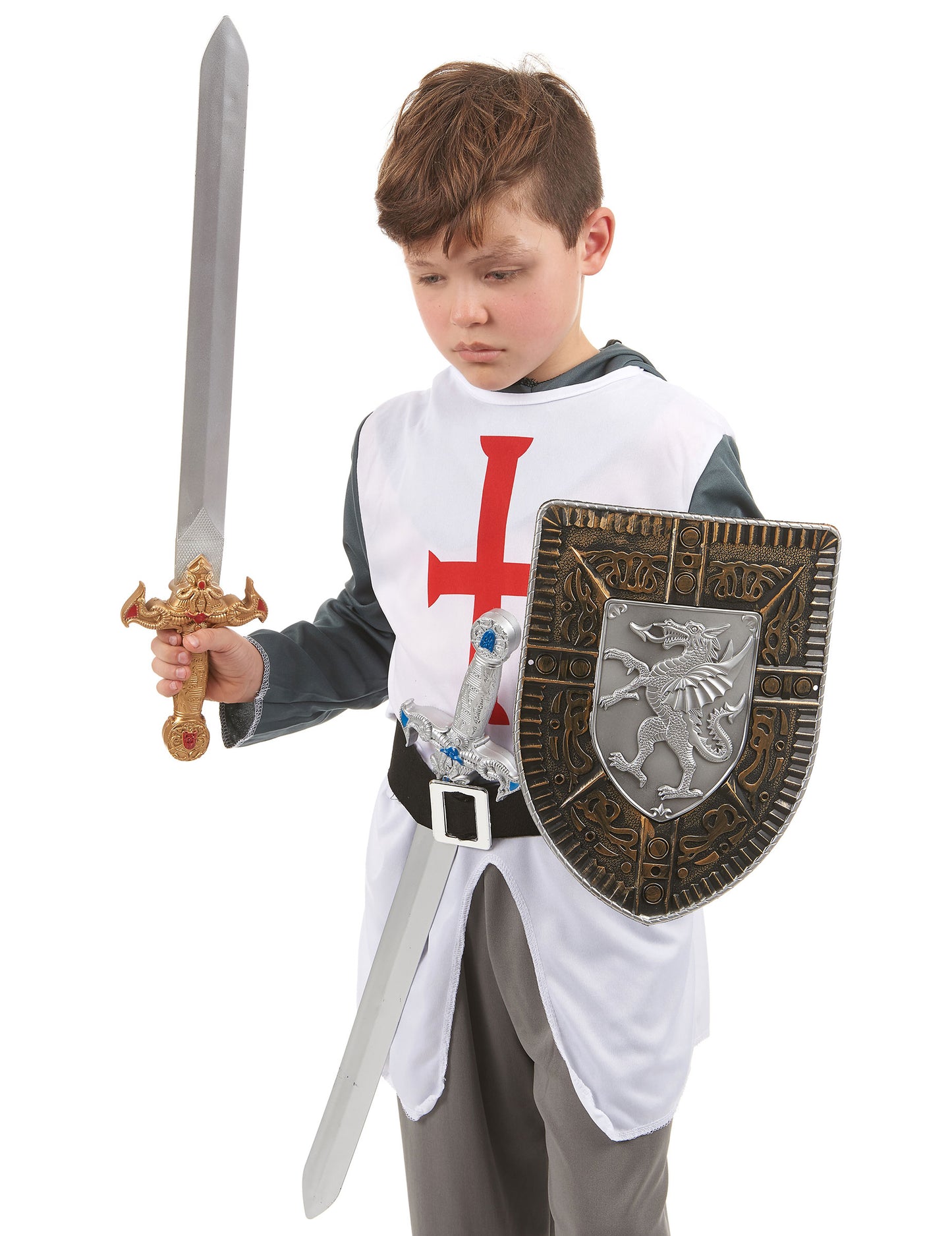 Shield komplet i 2 plastična mača za djecu