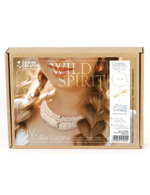 Komplet za makrame ogrlice 14 cm boemski i zlatni