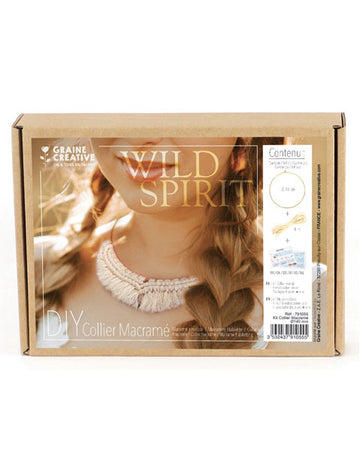 Komplet za makrame ogrlice 14 cm boemski i zlatni