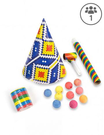 Set poklona za zabavu u više boja za 1 osobu