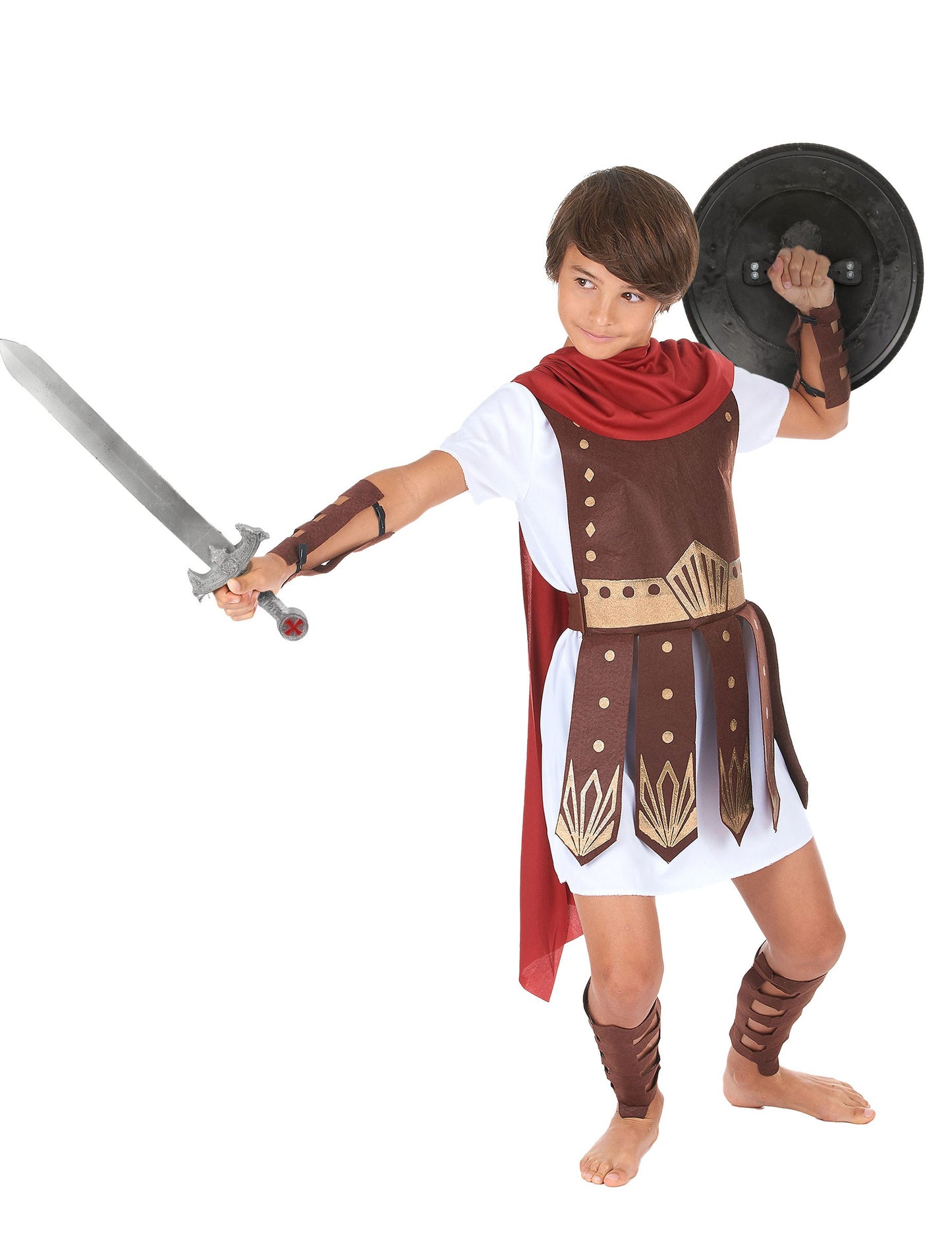 Korak i plastični dječji gladijatorski komplet