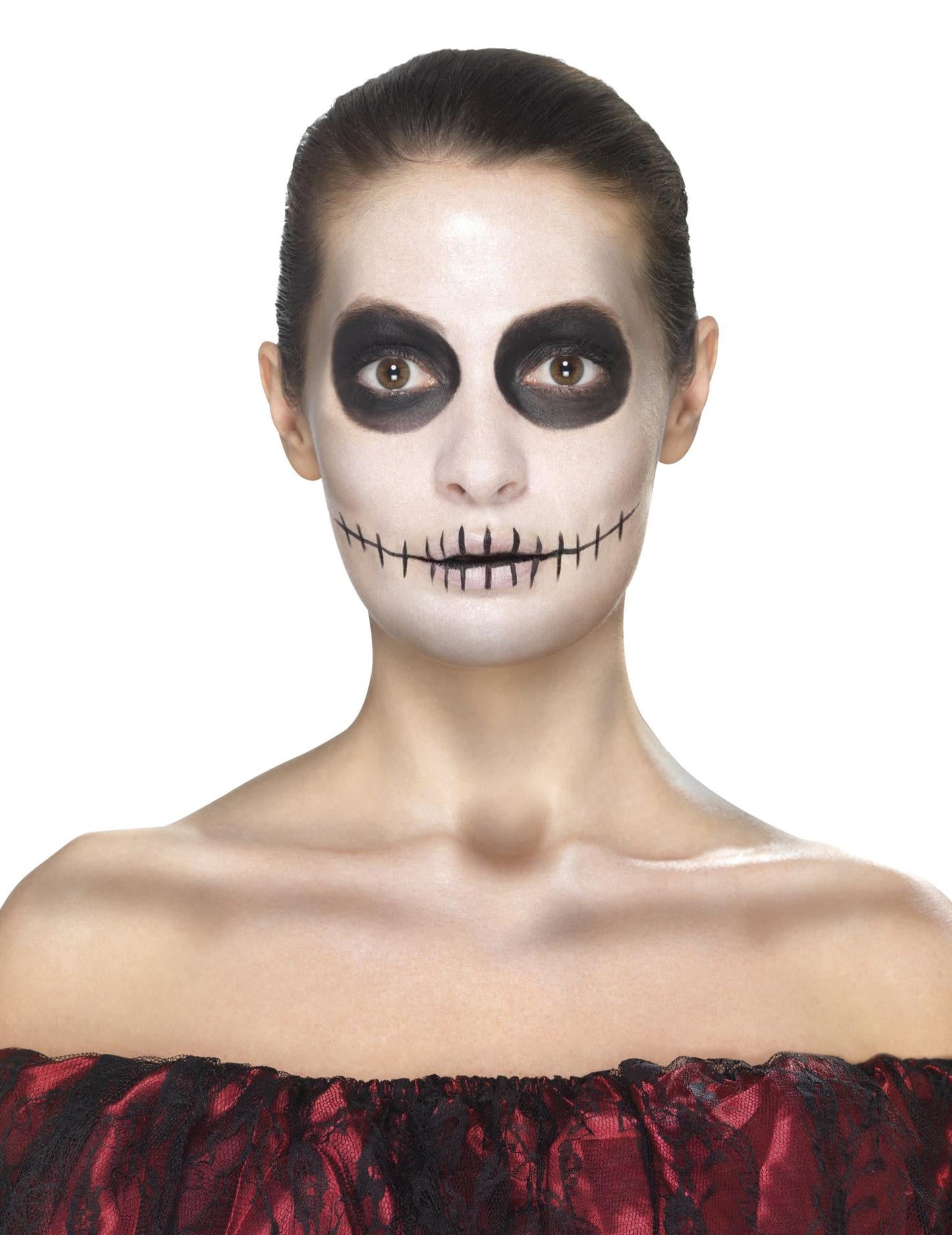Komplet šminka princeza pauk žena dia de los muertos