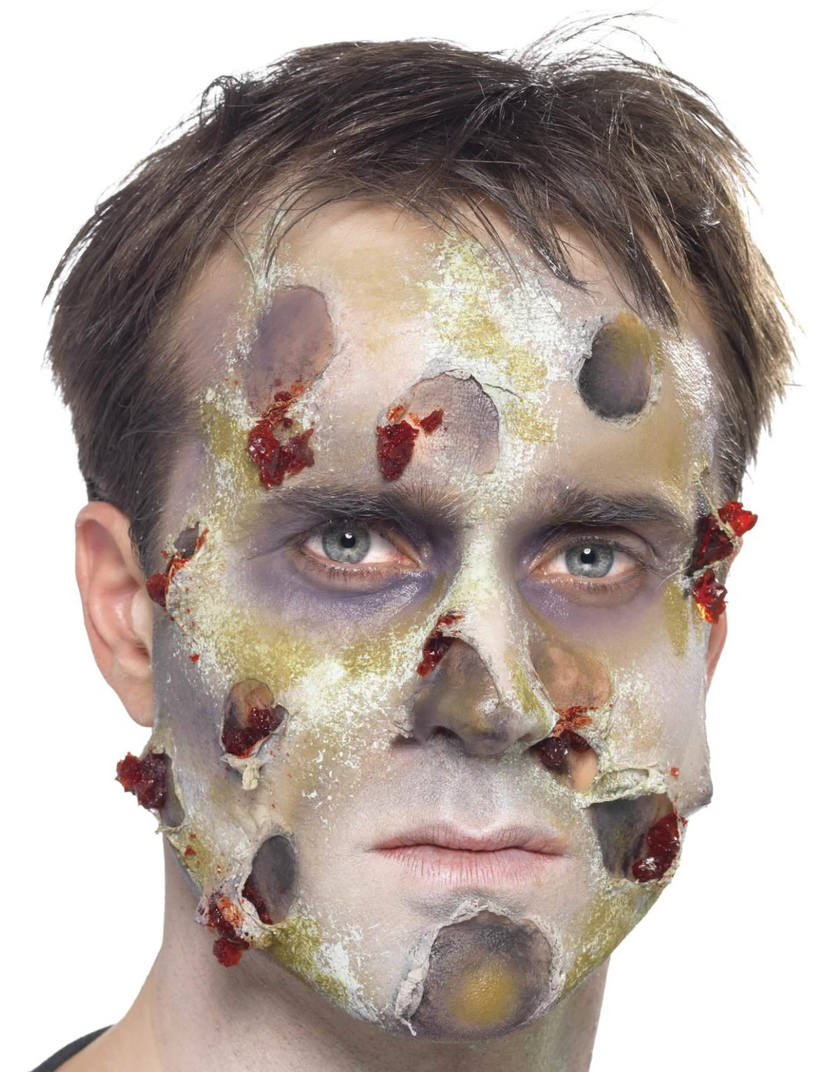 Komplet za šminku zombija za odrasle s efektima trulog mesa i osušenom krvlju