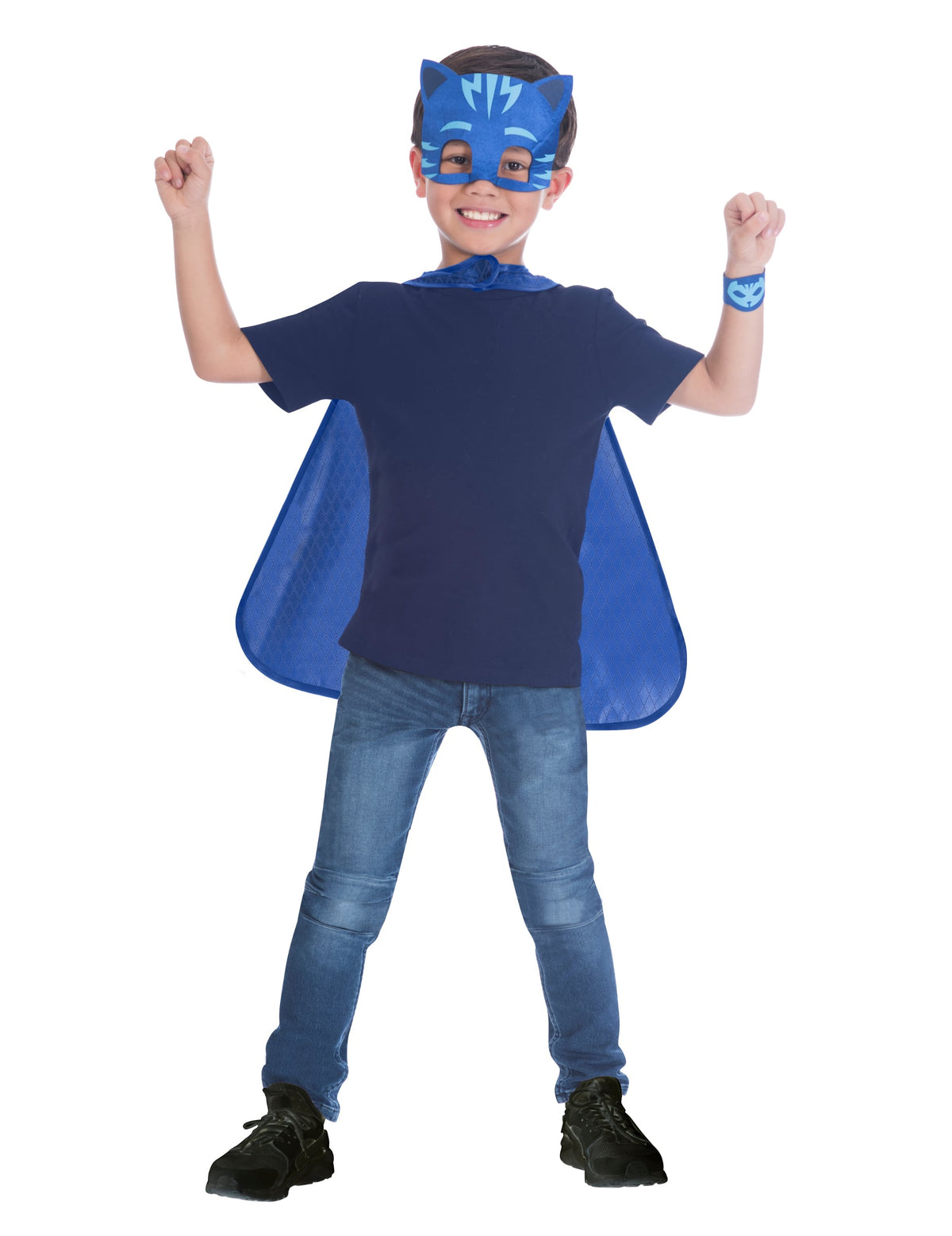 Kit masque et cape Yoyo Pyjamasque pour enfant bleu
