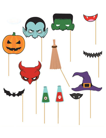 Halloween 12 -sobi fotobomoth komplet