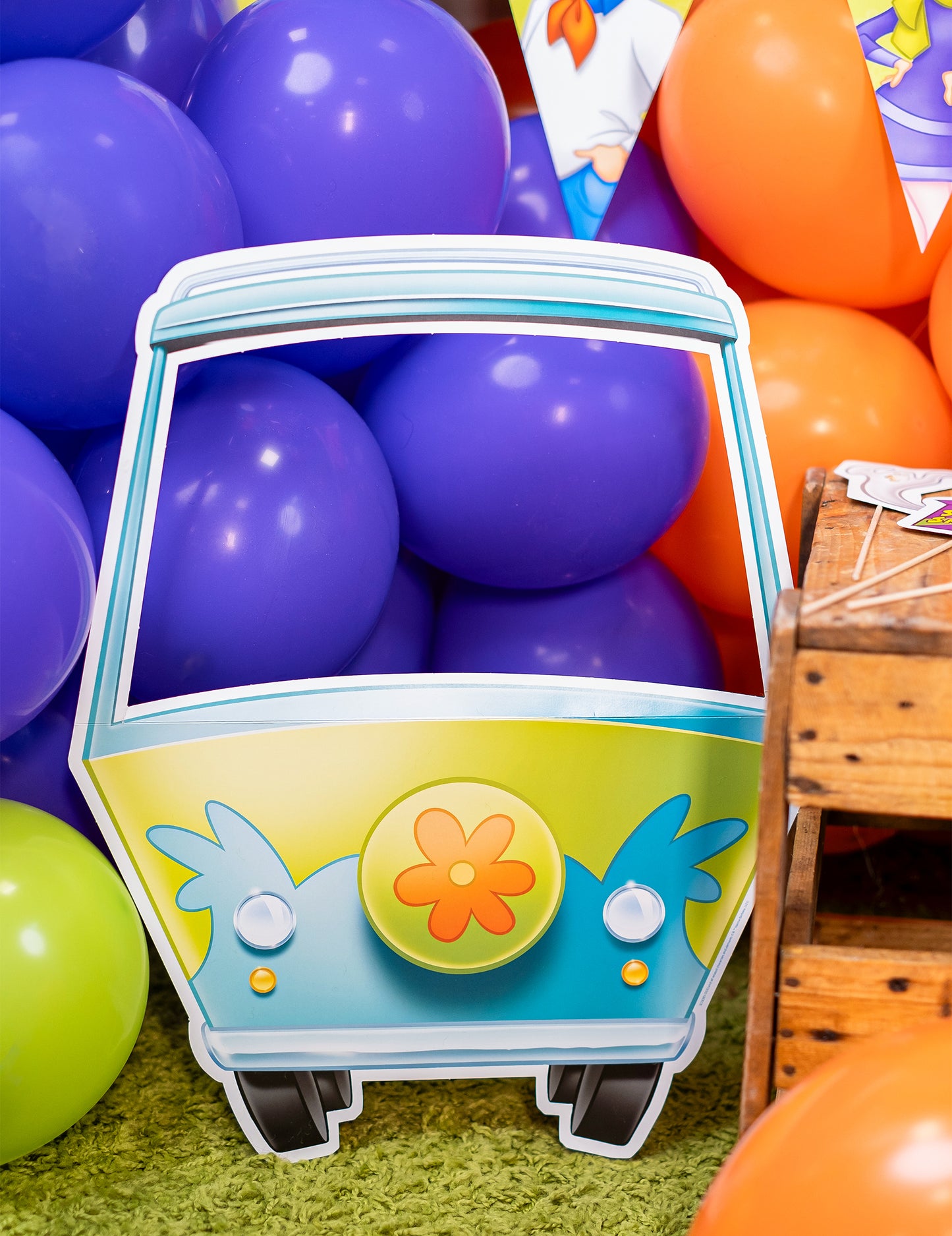 Photobooth set sa Scooby-Doo okvirom 40x52cm 3 komada