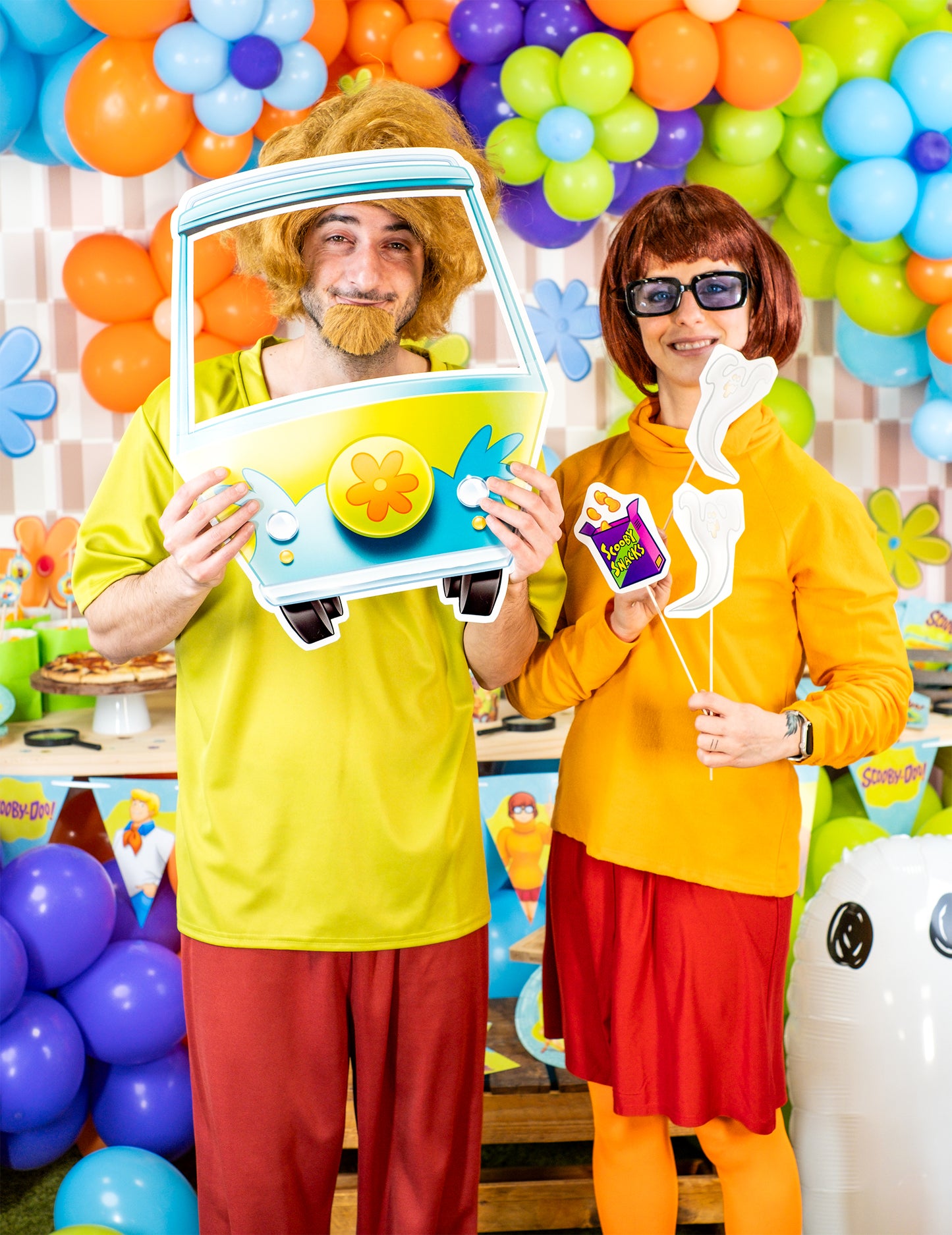 Photobooth set sa Scooby-Doo okvirom 40x52cm 3 komada