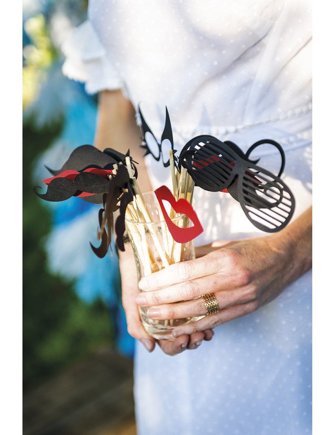 Photobooth komplet 12 komada naočala i brkovi