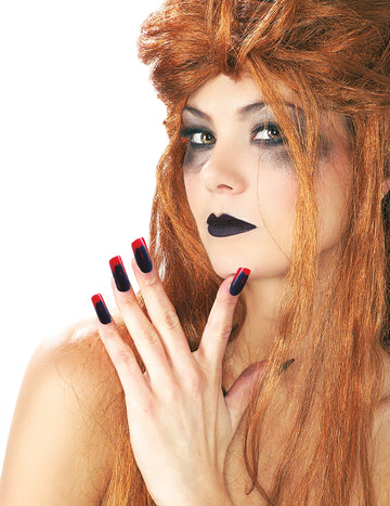 Komplet ruža za usne i krvavi krvavi nokti za odrasle