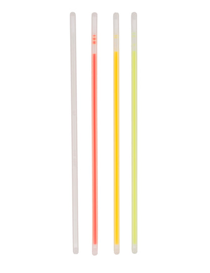 Détail des bâtons lumineux du kit silhouette phosphorescente pour adulte
