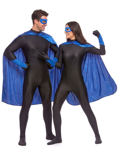 Odrasli plavi super heroj komplet