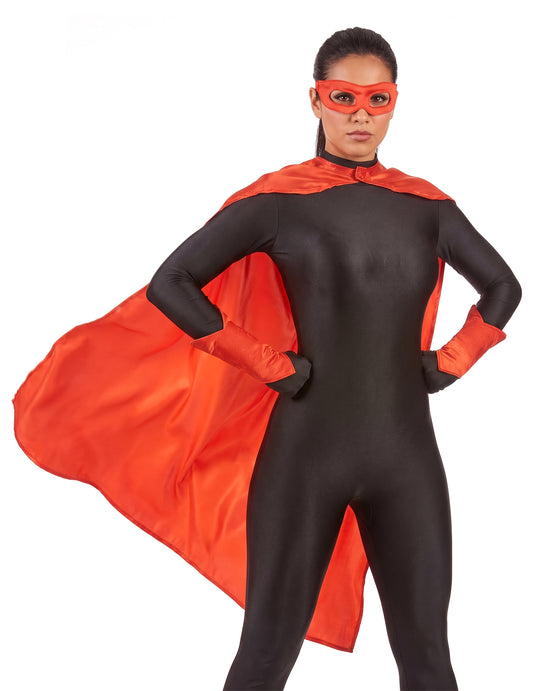 Odrasli Red Super Hero komplet