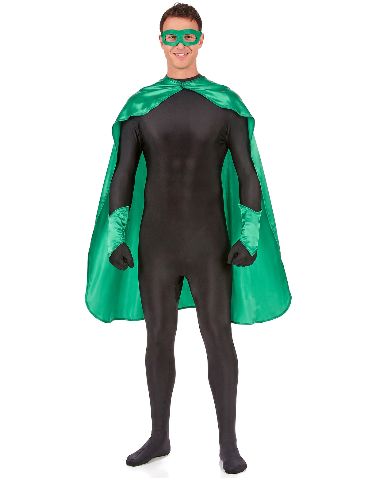 Odrasli zeleni super heroj komplet