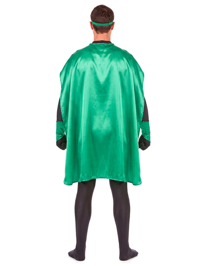 Odrasli zeleni super heroj komplet